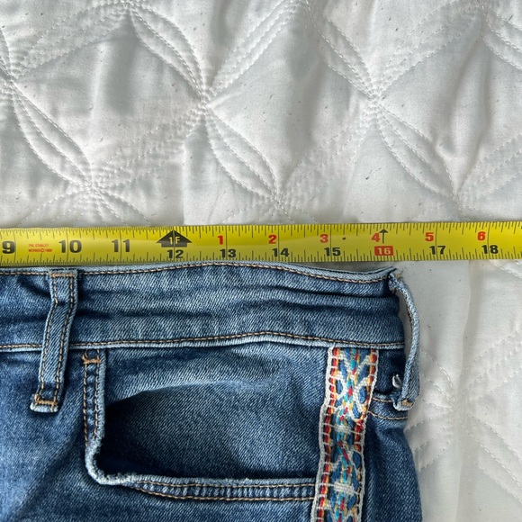 Pilcro and the Letterpress Anthropologie Slim Boyfriend Blue Denim Jeans - 30 - Picture 12 of 14